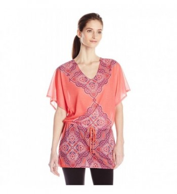 prAna Womens Kaftan Orange Jasmine