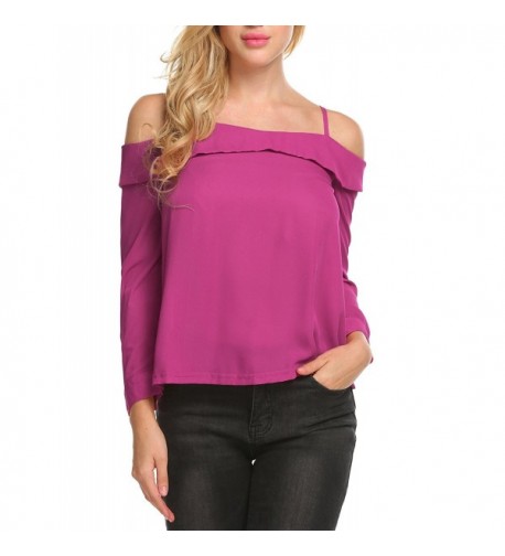 Soteer Womens Sleeve Shoulder Purple