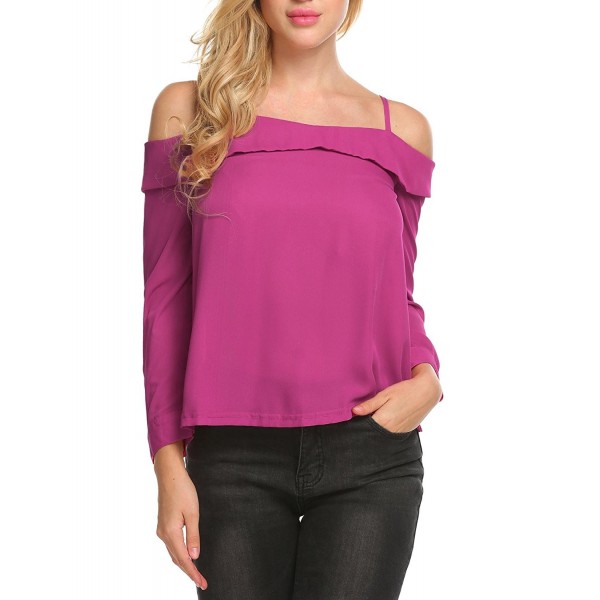 Soteer Womens Sleeve Shoulder Purple