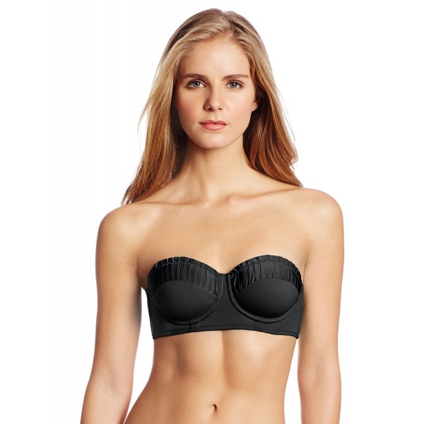 Seafolly Womens Bustier Bikini Black