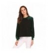 Zeagoo Velvet Crewneck Lightweight Sweatshirt