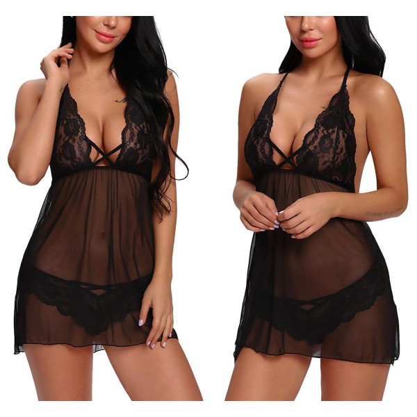 Vextronic Sleepwear Lingerie Suspender Triangle