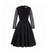 Black Elegant Dress Sleeve Party