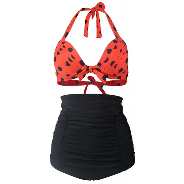 Amourri Vintage Waisted Swimsuits Bathing