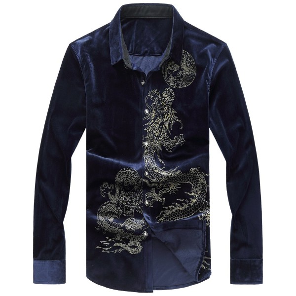 UNINUKOO Casual Sleeve Velvet Shirt