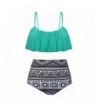 Angerella Swimsuits Ruffled Swimwear Waisted