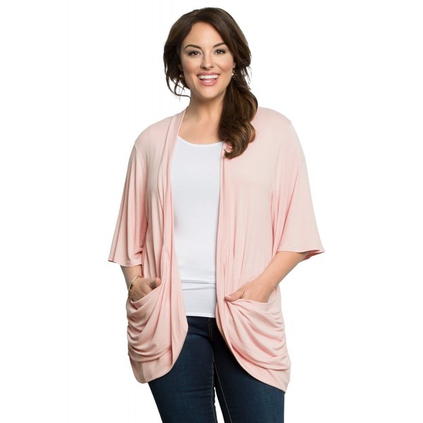 Kiyonna Women's Plus Size Malibu Lane Cardigan - Sweet Tart - CI184EM76RY