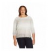 Alfred Dunner Womens Eyelash Sweater