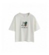 Persun Embroidery Letter Sleeves T shirt