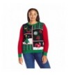 Ugly Christmas Sweater Patchwork Light up