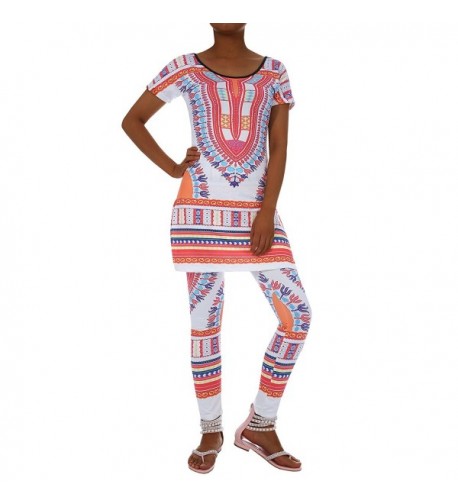 Inorin Outfits African Geometric Leggings