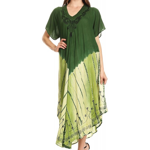 Sakkas Viveka Embroidered Caftan Dress