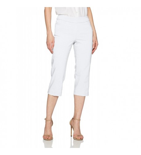 Slim Sation Womens Capri White Size