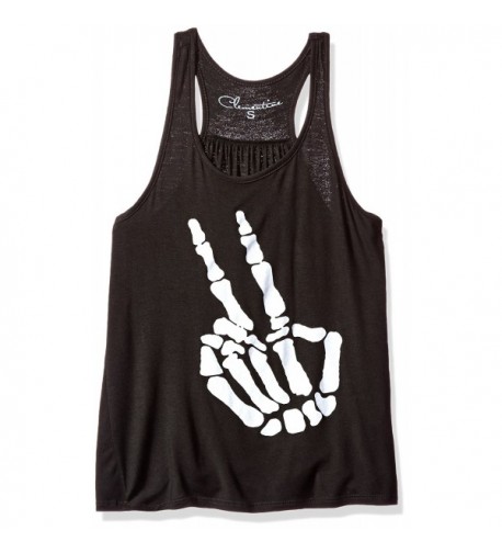 Clementine Apparel Handbones Printed Racerback