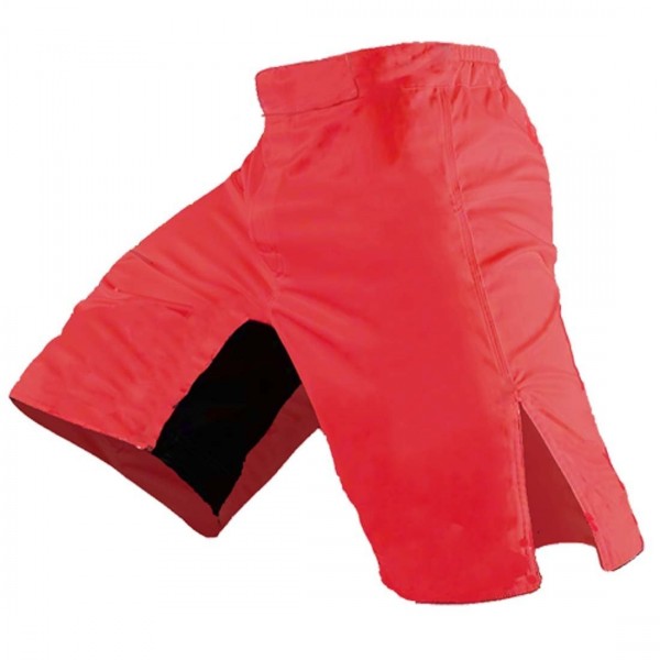 Blank MMA Shorts Red 34