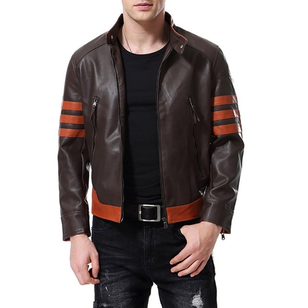 Leather Jacket Motorcycle Bomber Fashion