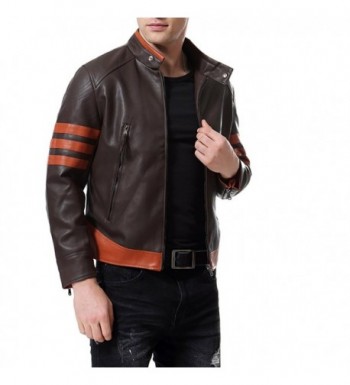 2018 New Men's Faux Leather Coats Online Sale