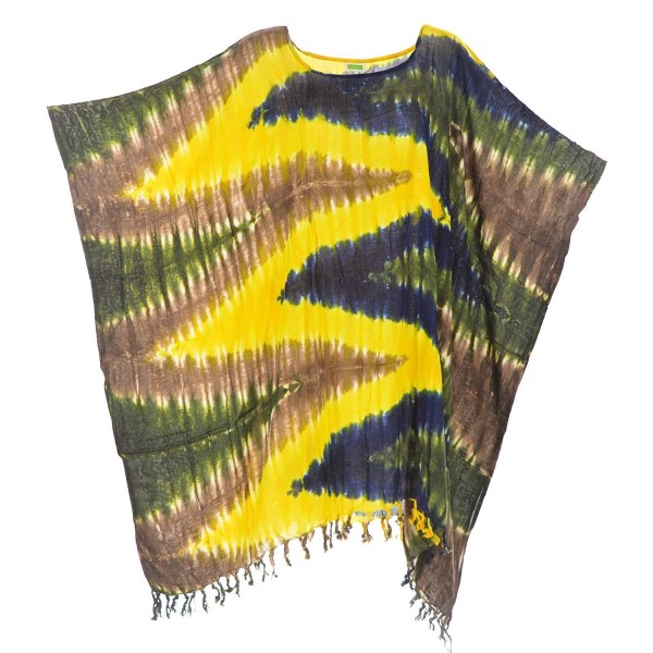 Lifestyle Batik Zigzag Poncho Caftan