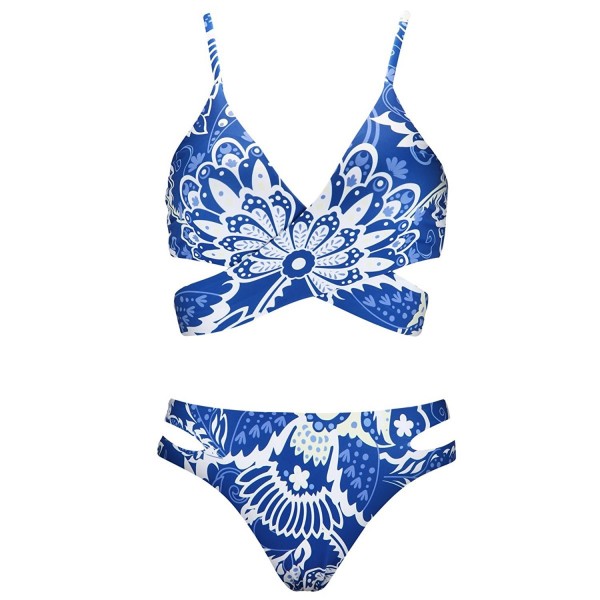 COSPOT Floral Bikini Bandage Swimsuit