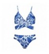 COSPOT Floral Bikini Bandage Swimsuit