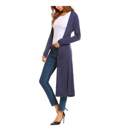 Elever Womens Casual Cardigan Pockets