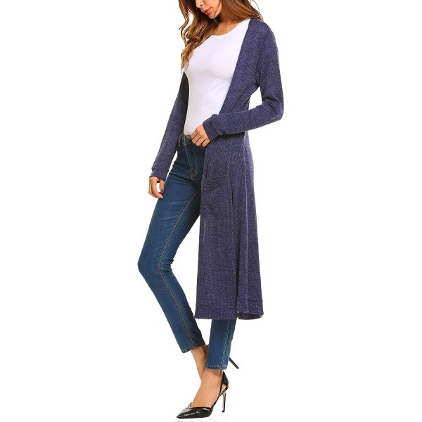 Elever Womens Casual Cardigan Pockets