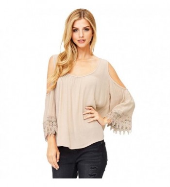 Ambiance Womens Style Shoulder Blouse