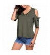 BeautyUU Casual Shoulder Pullover T Shirt