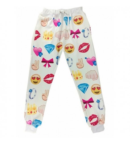 Tailloday Emoji Sweatpants Joggers Small