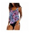 Diukia Pattern Printed Tankini Swimsuits