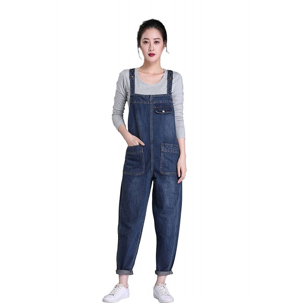 Soojun Womens Casual Baggy Overalls