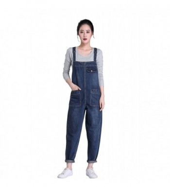 Soojun Womens Casual Baggy Overalls