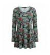 Mixfeer Womens Sleeve Loose Floral