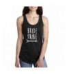 Bride Tribe Arrow Racerback black