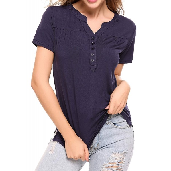 Zeagoo Womens V Neck Casual T Shirt