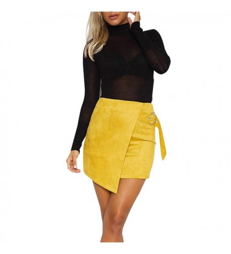 Glamaker Womens Casual Bodycon Skirts