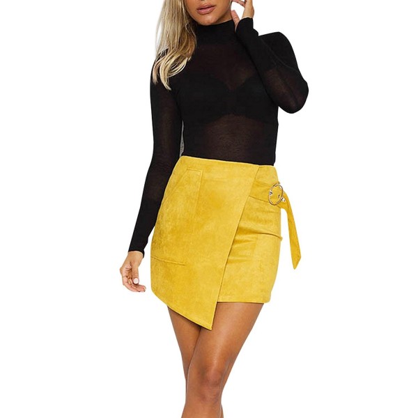 Glamaker Womens Casual Bodycon Skirts