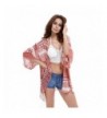 Mansy Womens Chiffon Floral Cardigan