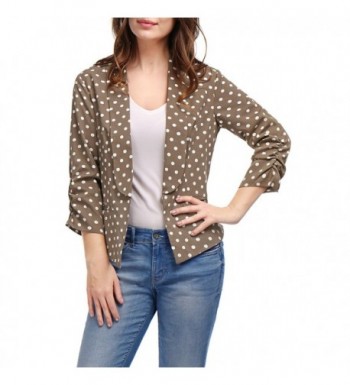 Allegra Collar Sleeves Shirred Blazer