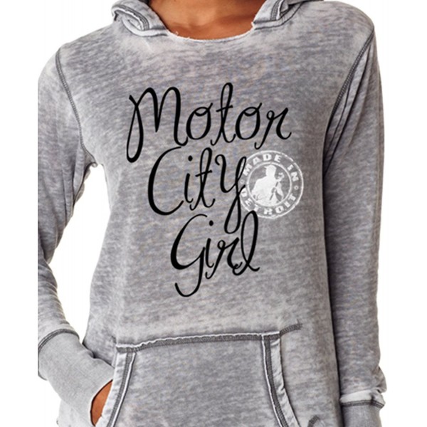 Made Detroit Motor Womens Hoodie