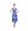 Womens Hawaiian Elastic Dress Hibiscus