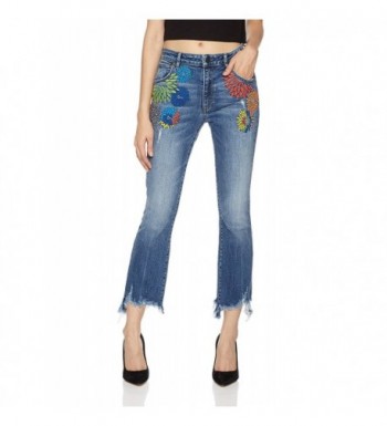 HALE Womens Desirable Mid Rise Embroidery