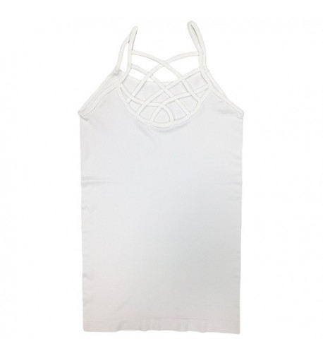 WOMENS JUNIOR WORKOUT FASHION TANK SPAGHETTI