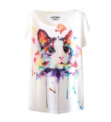 Futurino Graphic Abstract Splatter T shirt