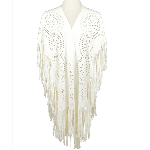 Dikoaina Asymmetric Tasseled Cover up Cardigan