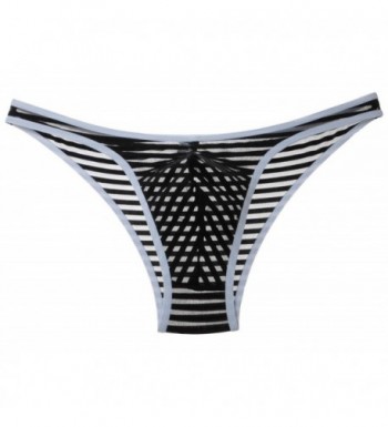 Jaxu Bordered Striped Bikini Underwear