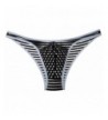 Jaxu Bordered Striped Bikini Underwear