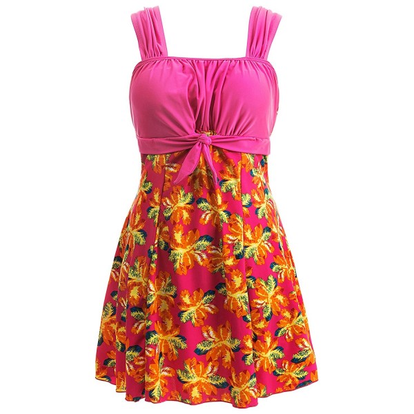 Wantdo Bowknot Swimwear Beachwear Roseflower