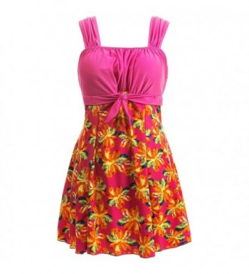 Wantdo Bowknot Swimwear Beachwear Roseflower