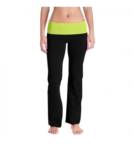 Womens Fold Waistband Sweat Pants